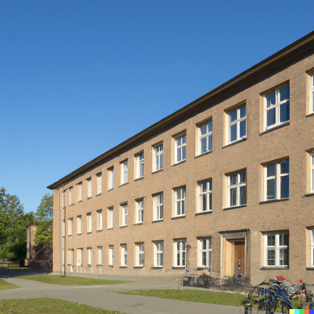 Prompt: A university campus in Brandenburg