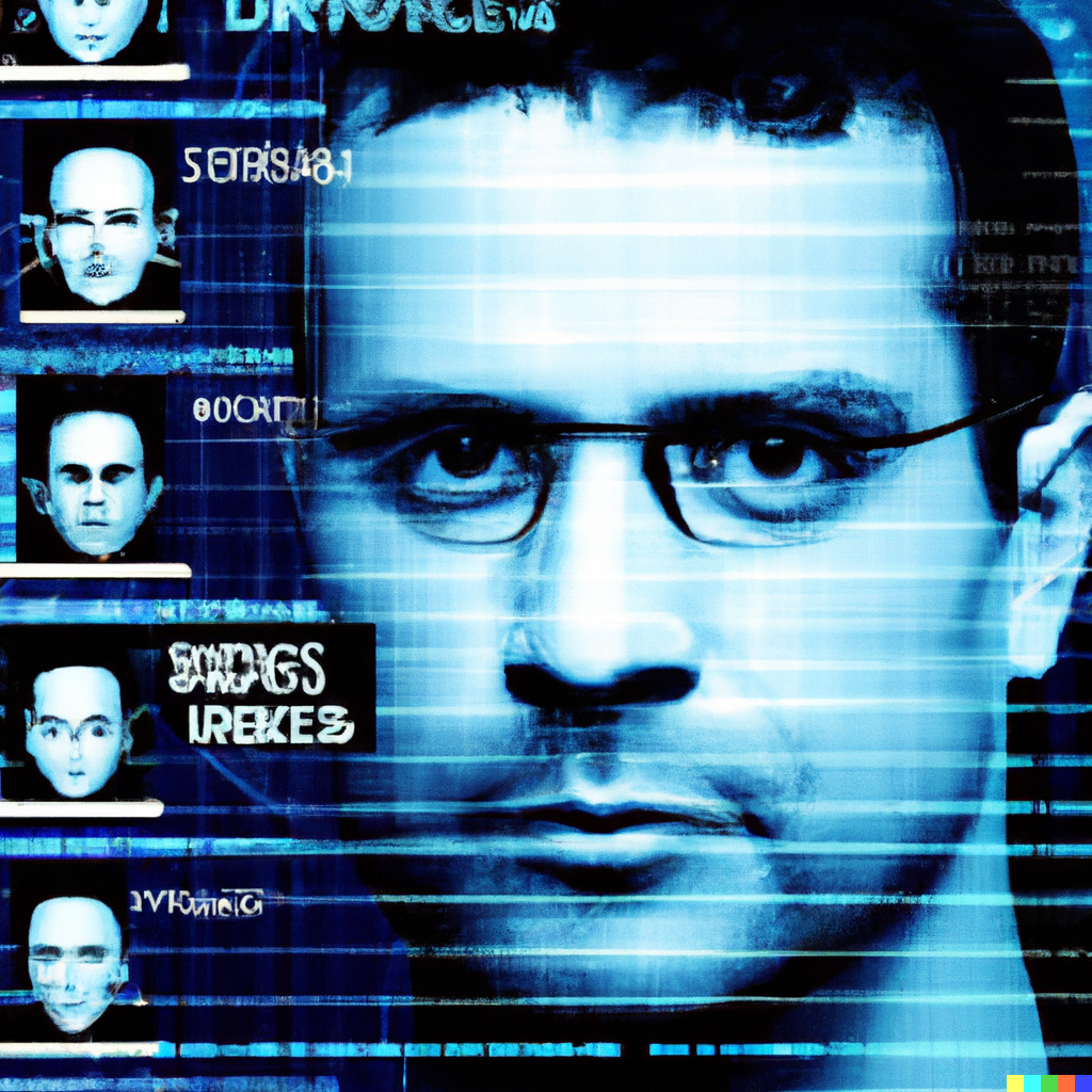 Zone × DALL·E | a database of criminal faces for the FBI's most wanted