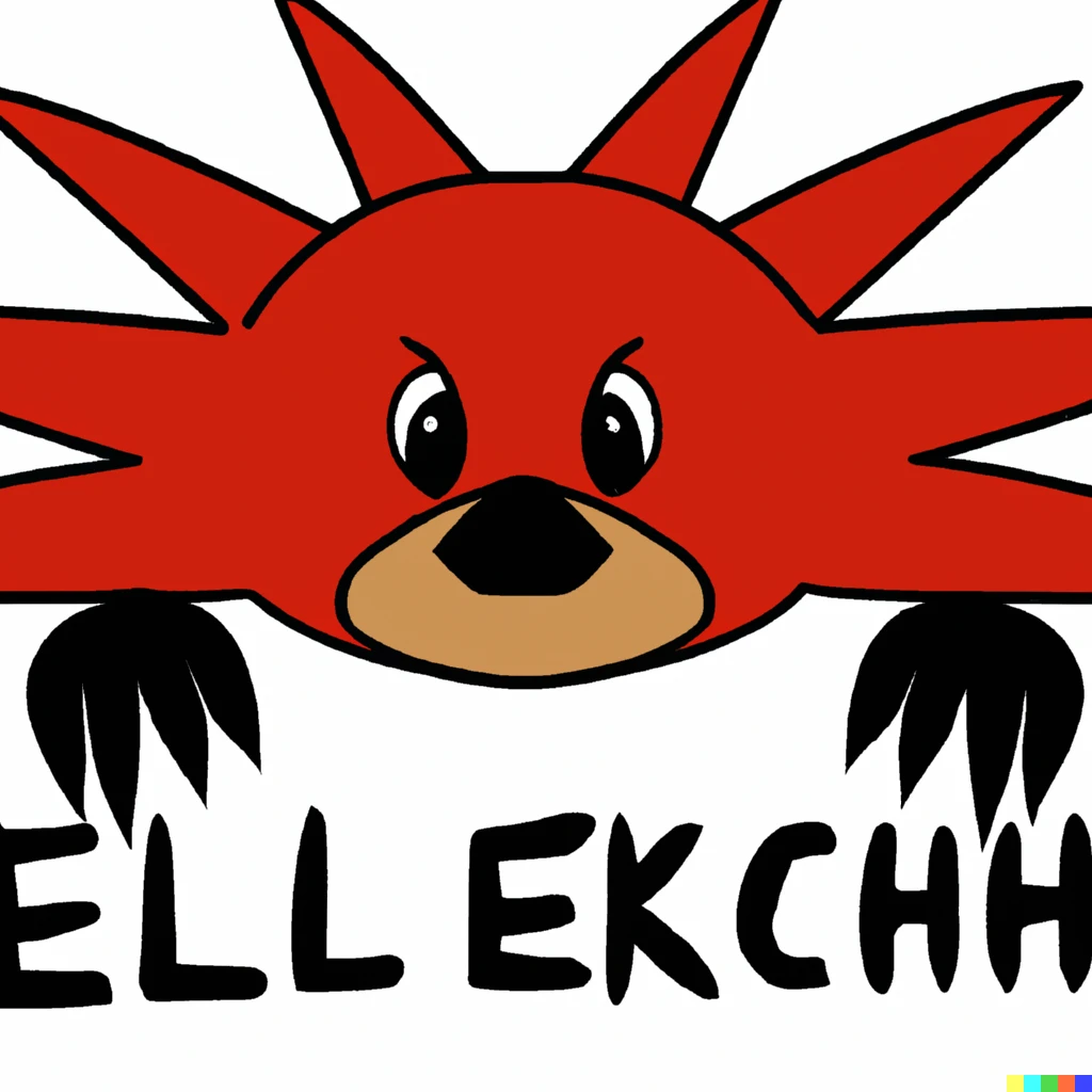 Prompt: Knuckles the Echidna