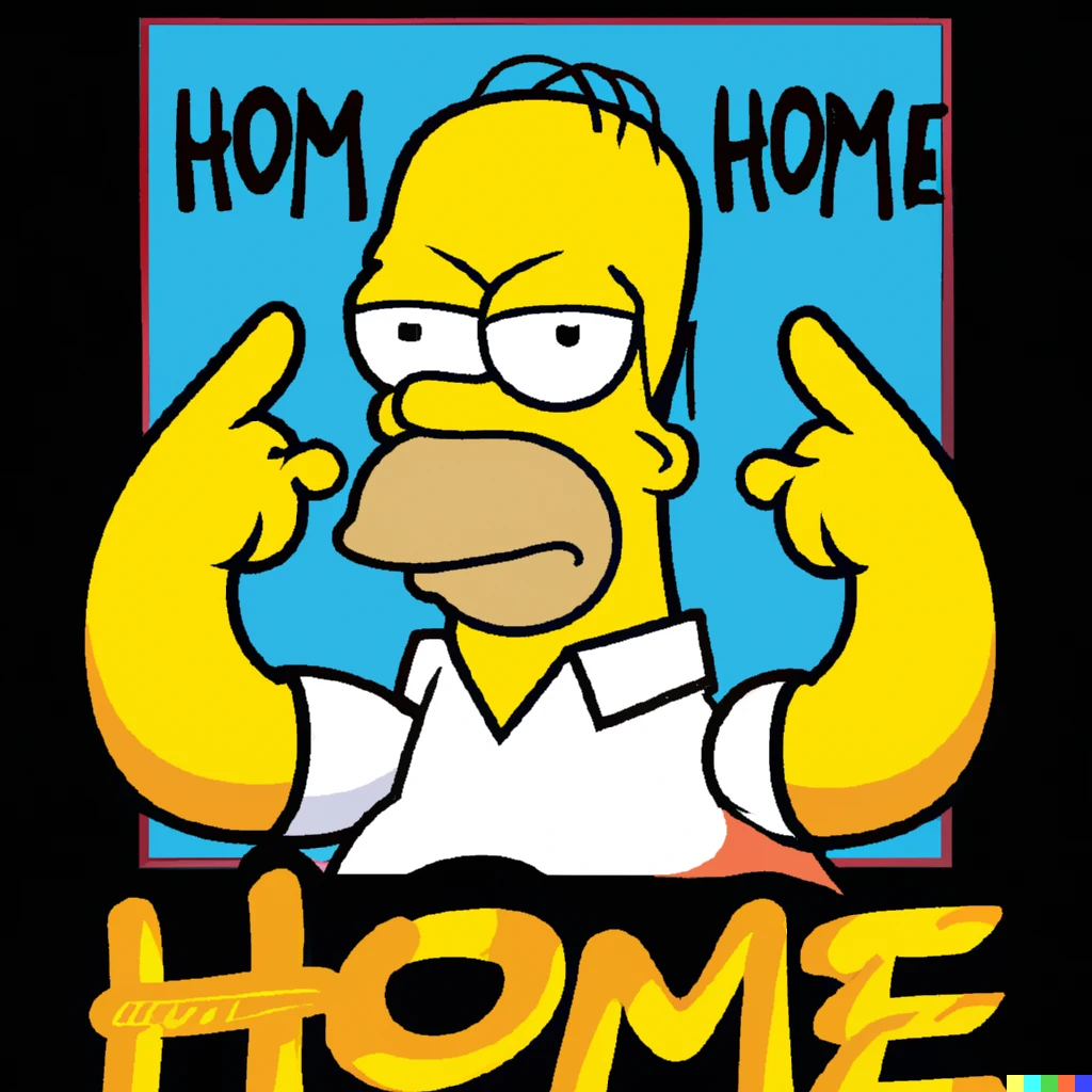 Prompt: Homer Simpson meme