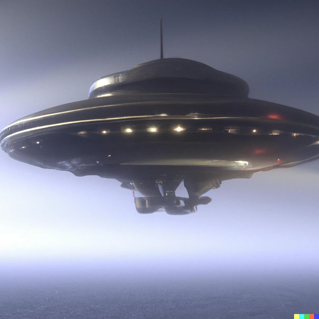 Prompt: 3d render of what a real alien spaceship looks like