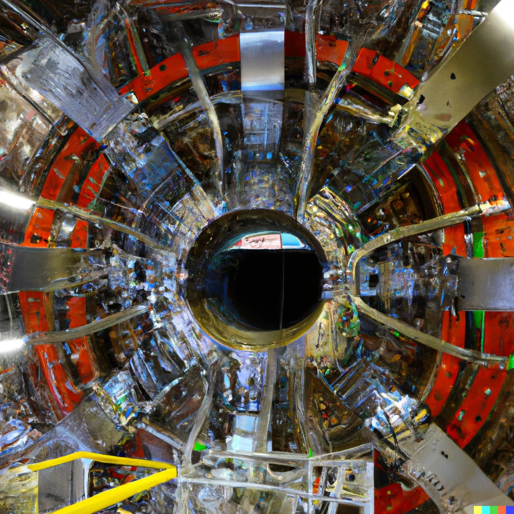 Prompt: CERN Large Hadron Collider