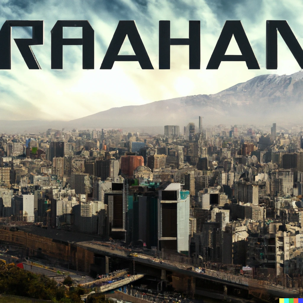 Prompt: Tehran in the year 2200