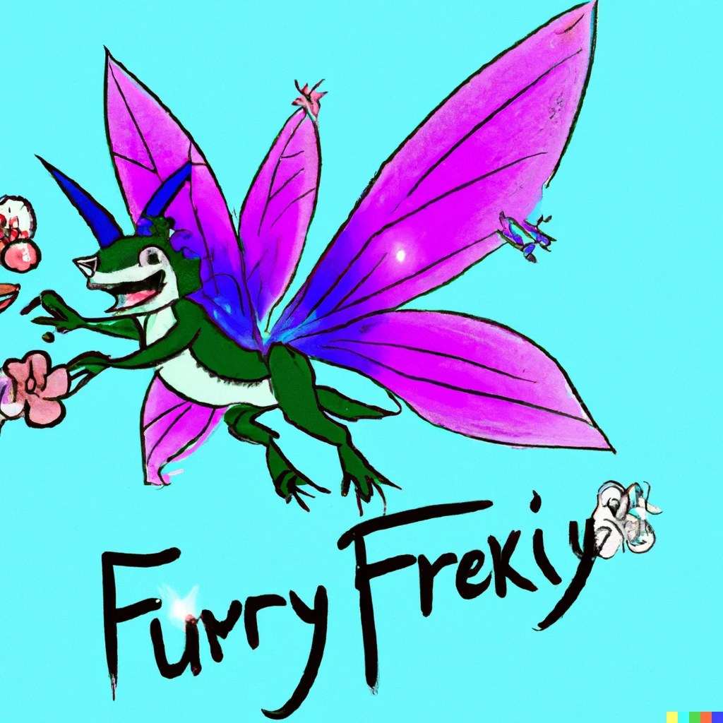 Prompt: new fairy type pokemon by chuck jones