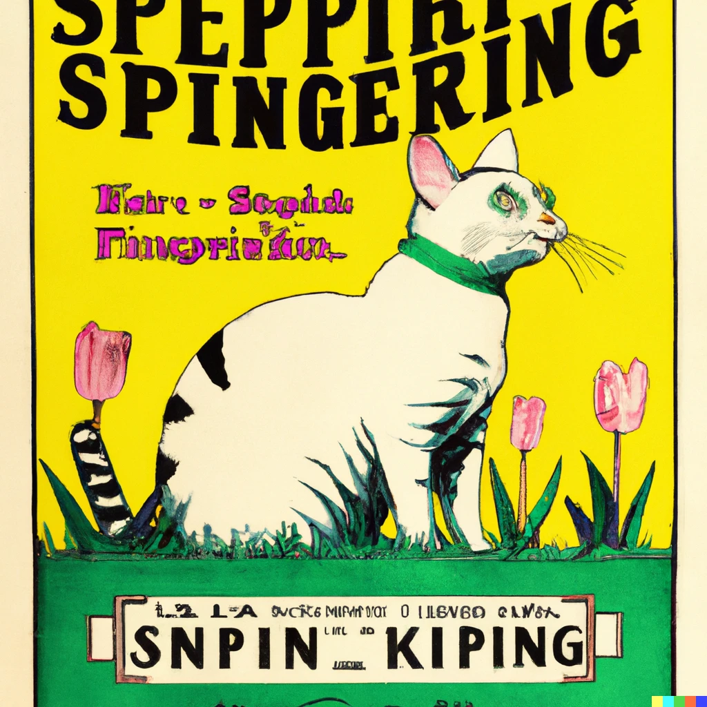 Prompt: the Broadway poster for the lauded show "springtime for kitler"