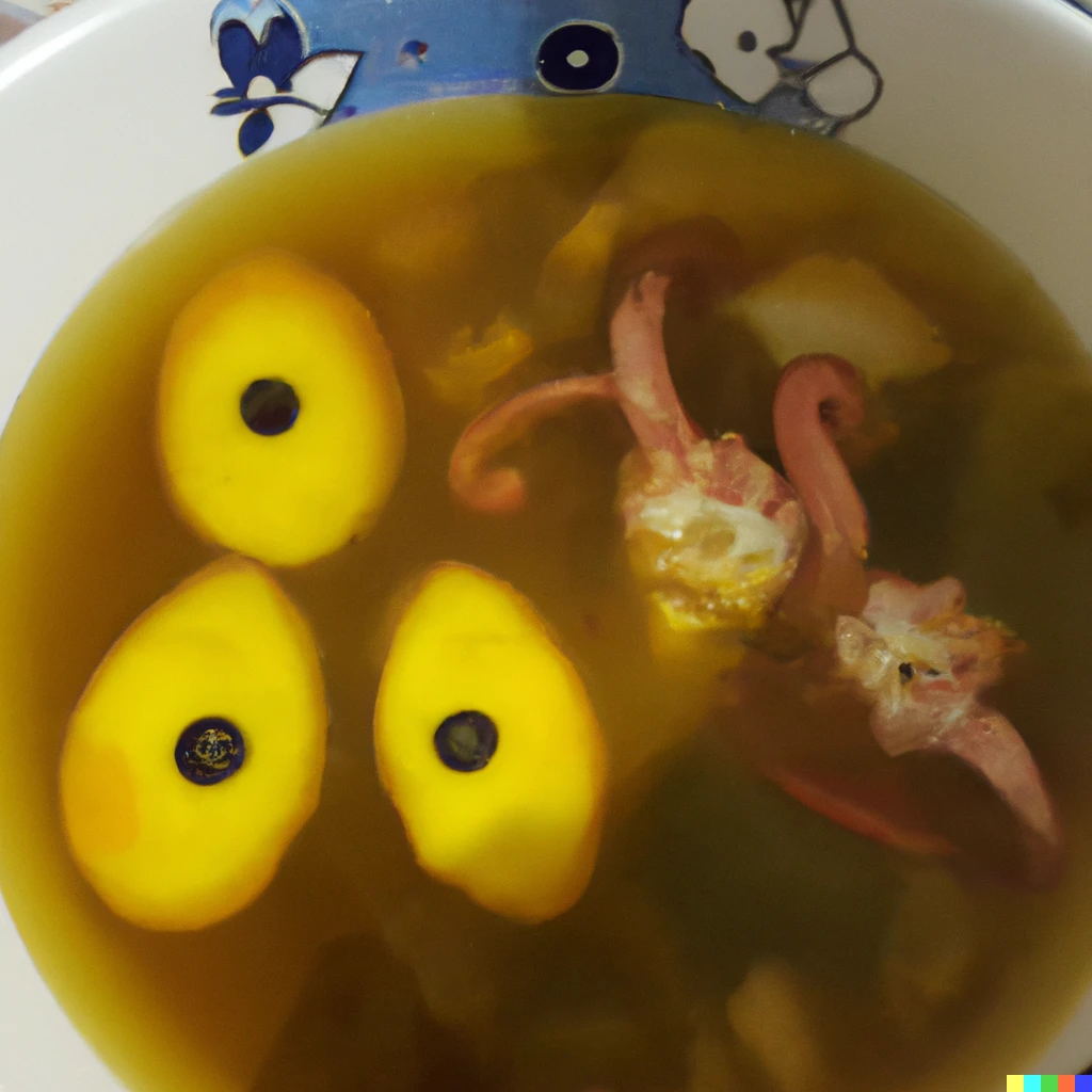 Prompt: aliens in my soup