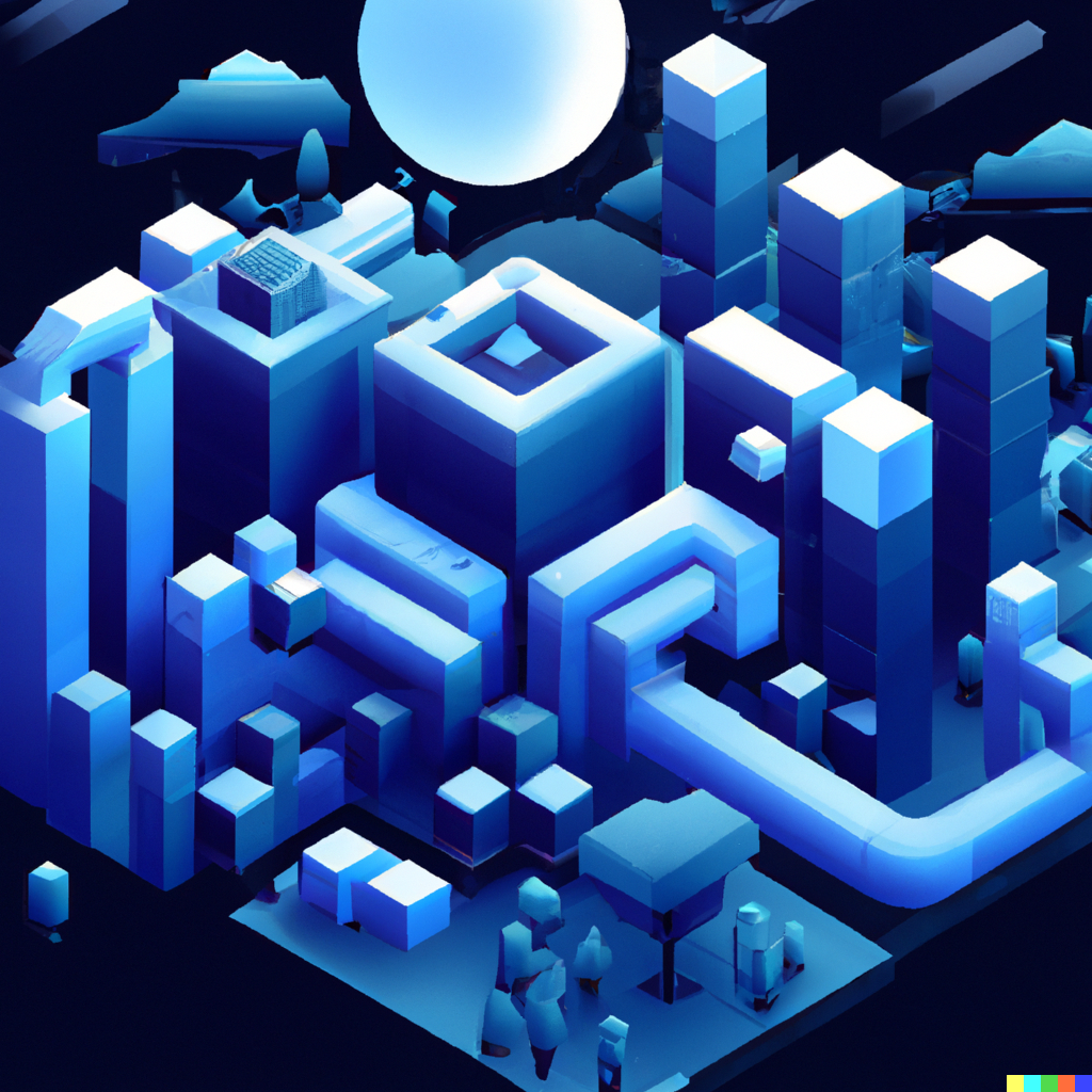 Brian × Dall·e 2 Futuristic Isometric Video Game Art