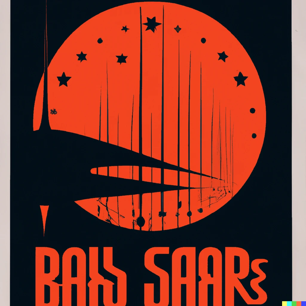 Prompt: A poster by Saul Bass honoring the Bajorans who served  in the Dominion War.