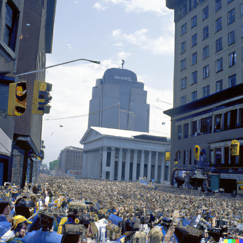 Joseph DALL E 2 Buffalo Sabres Win The Stanley Cup Parade Downtown   Image 