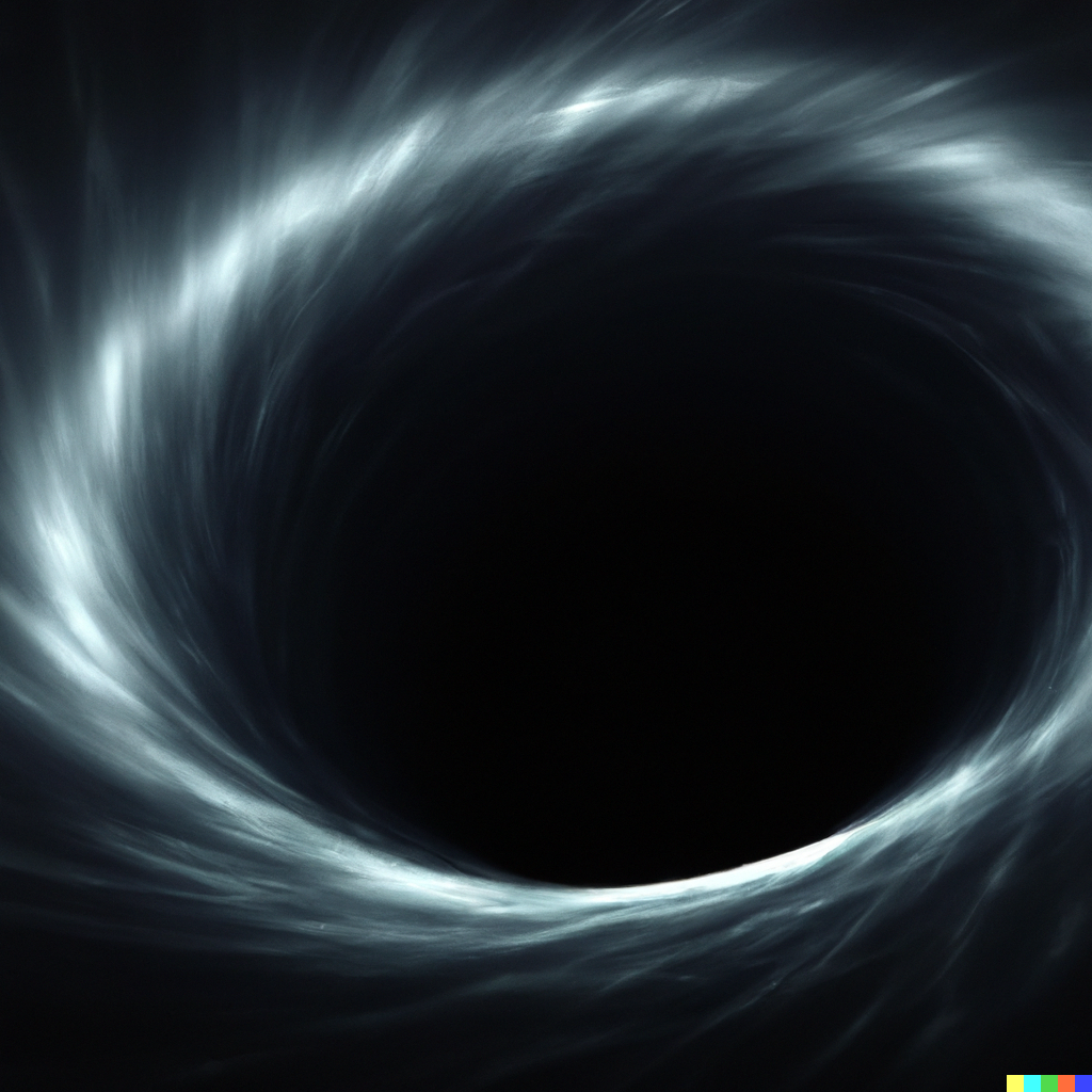 Barry × DALL·E | The interior of a black hole, highly detailed ...