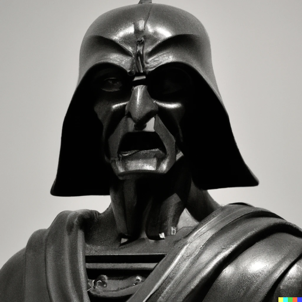 Prompt: Darth Vader from Ancient Rome