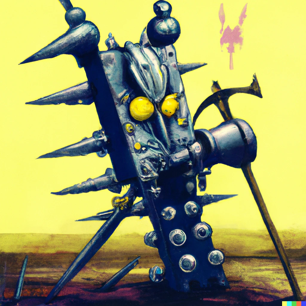 Prompt: Warhammer 40k painted by Salvador Dali