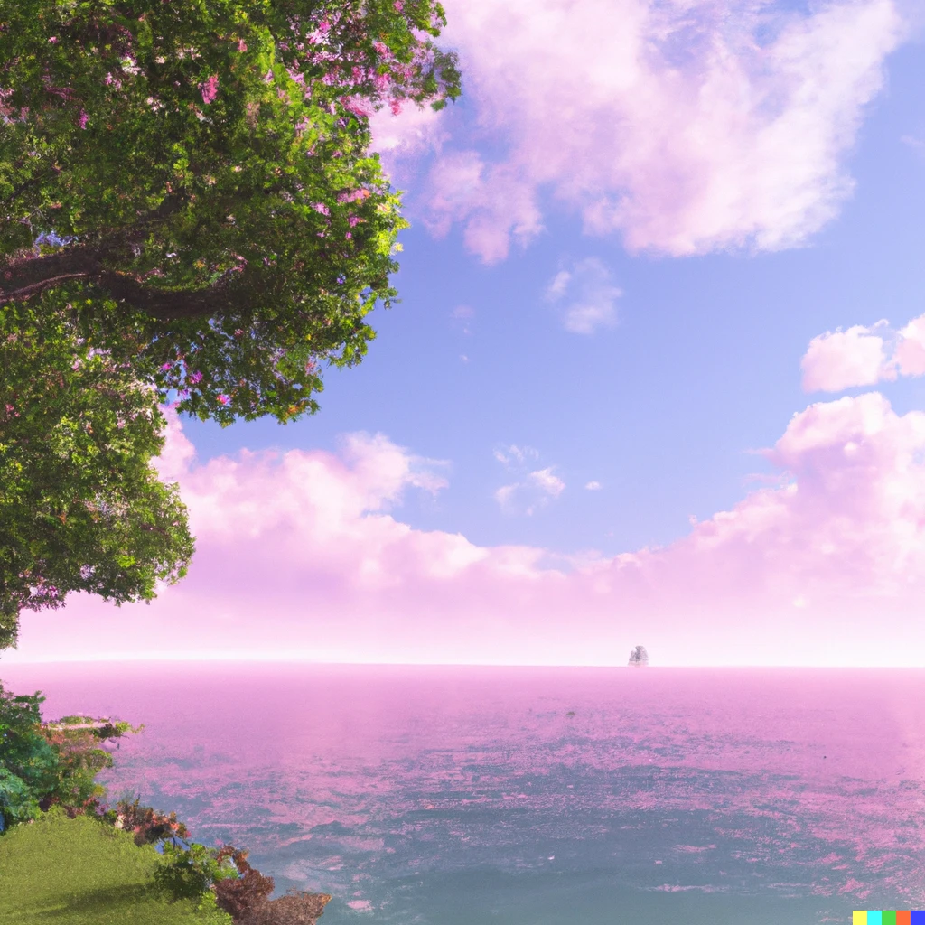 Prompt: beautiful scenery in pastel colors, 3D render