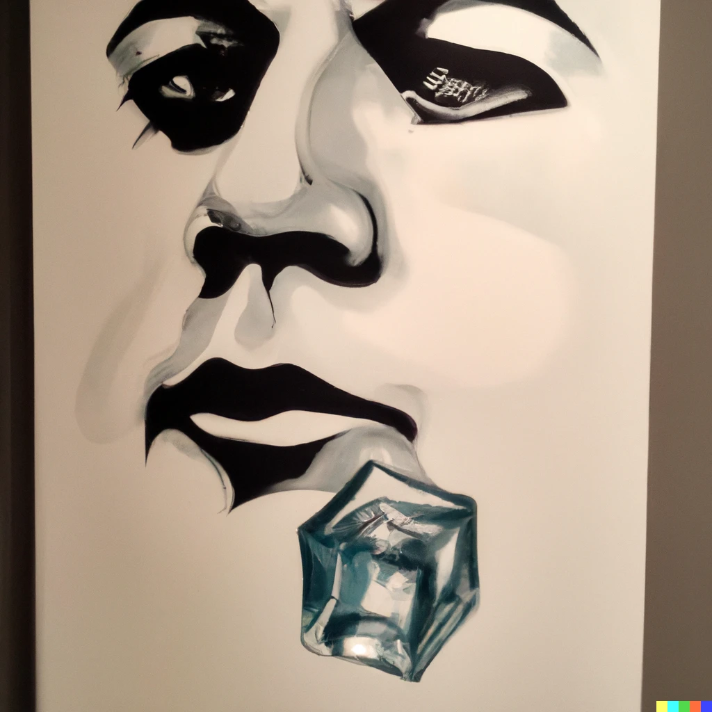 Prompt: Ice Cube portrait by picasso