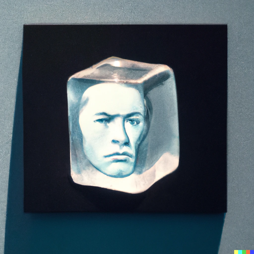 Prompt: Ice Cube portrait by picasso