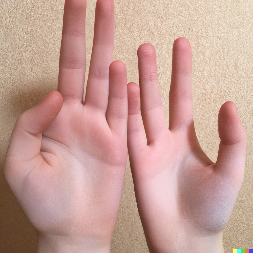 Prompt: photo of photo-realistic human hands