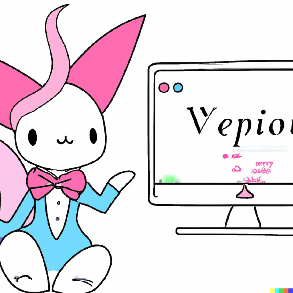 Prompt: A website designed by a Sylveon