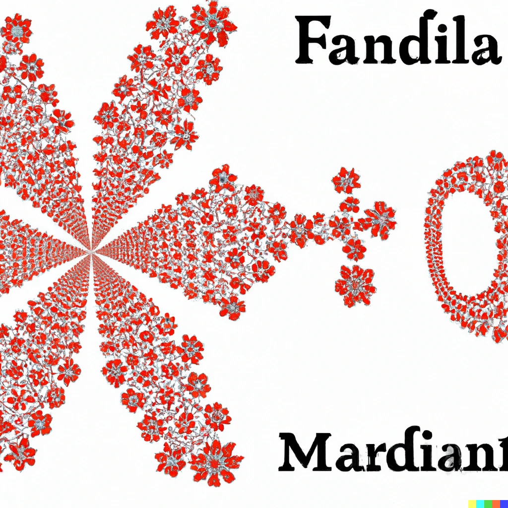 Prompt: The Mandelbrot set made out of numbers