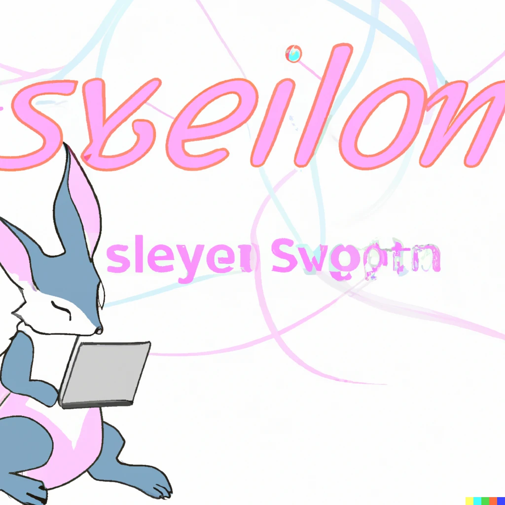 Prompt: A website designed by a Sylveon