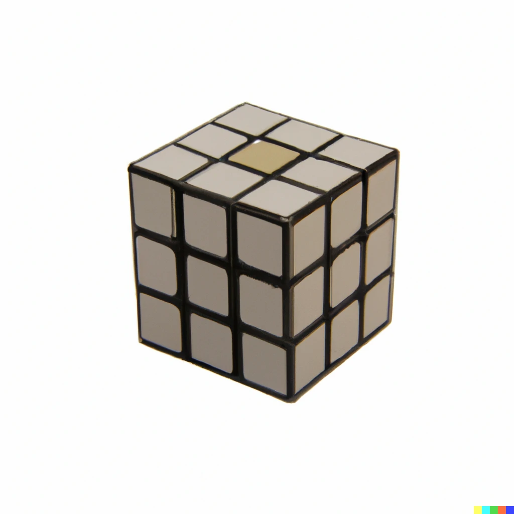 Prompt: A perfect cube that is filled so that all components making up the cube are perfect cubes themselves without leaving any gaps or being the trivial case of there being a singular cube that is the size of its container