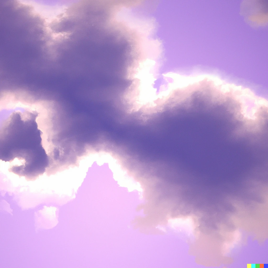 Prompt: Clouds in the shape of the Mandelbrot set
