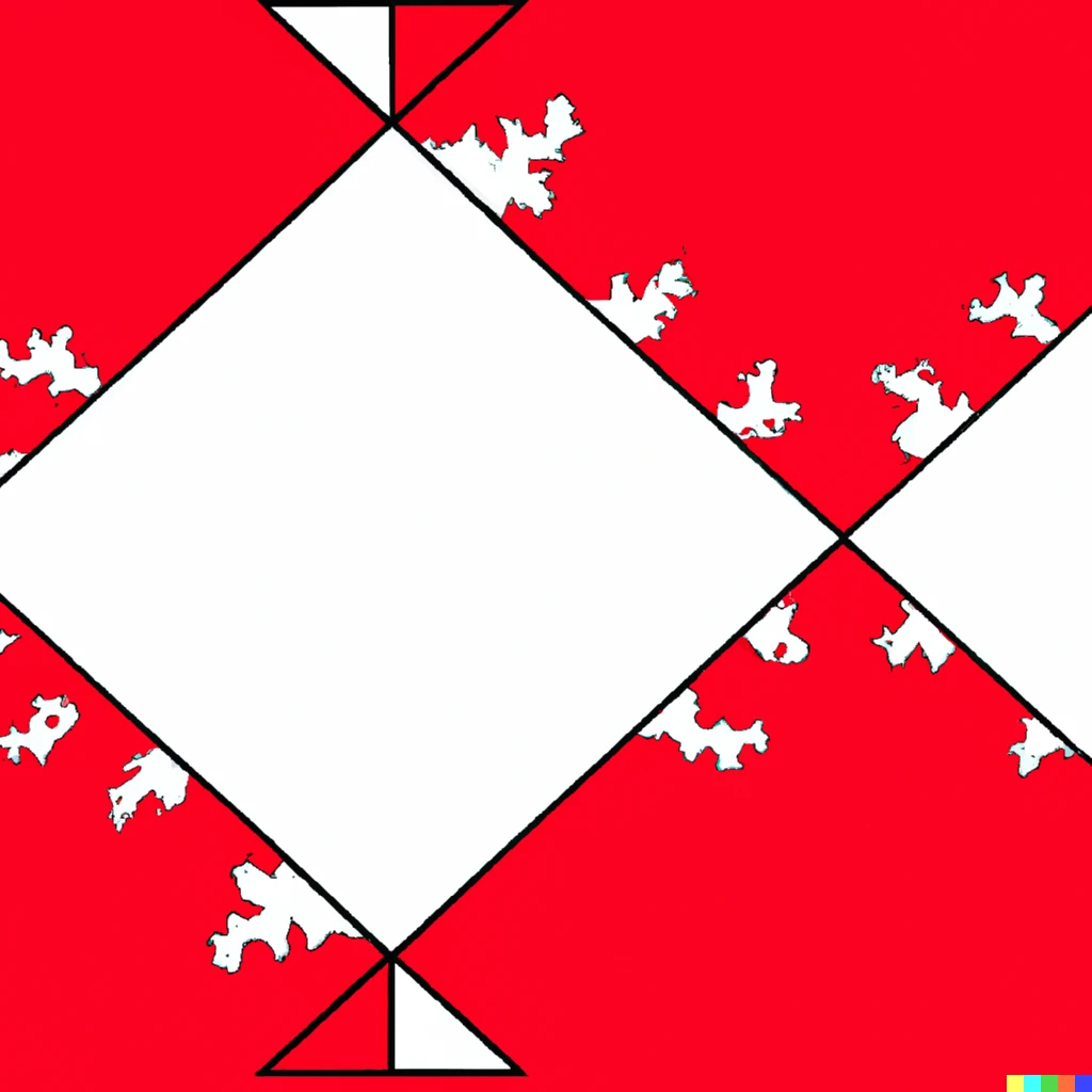 Prompt: Flag of the Mandelbrot set