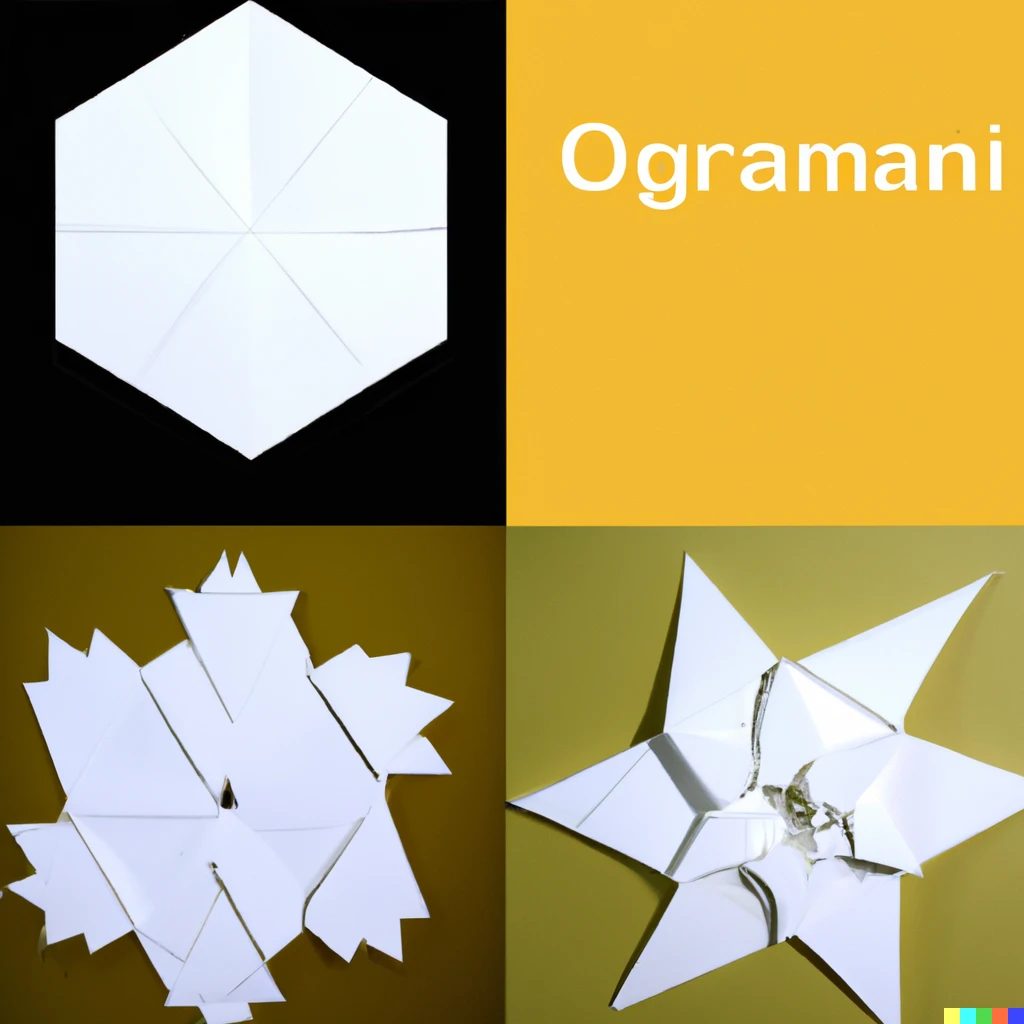 Prompt: Origami Mandelbrot set