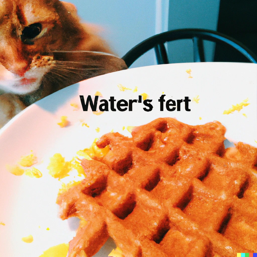 Prompt: Firestar doesn't like waffles