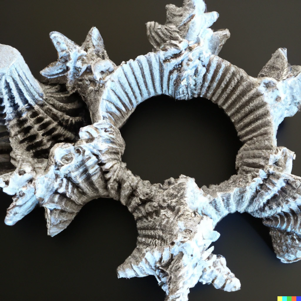 Prompt: 3D printed Mandelbrot set