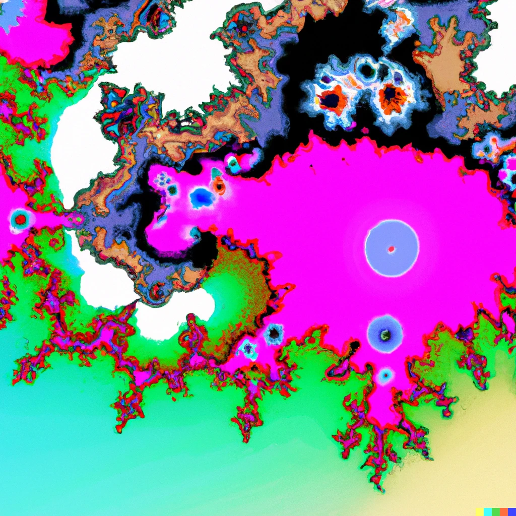 Prompt: A funny meme made by the Mandelbrot set