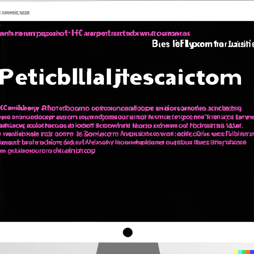 Prompt: A website designed by the Mandelbrot set