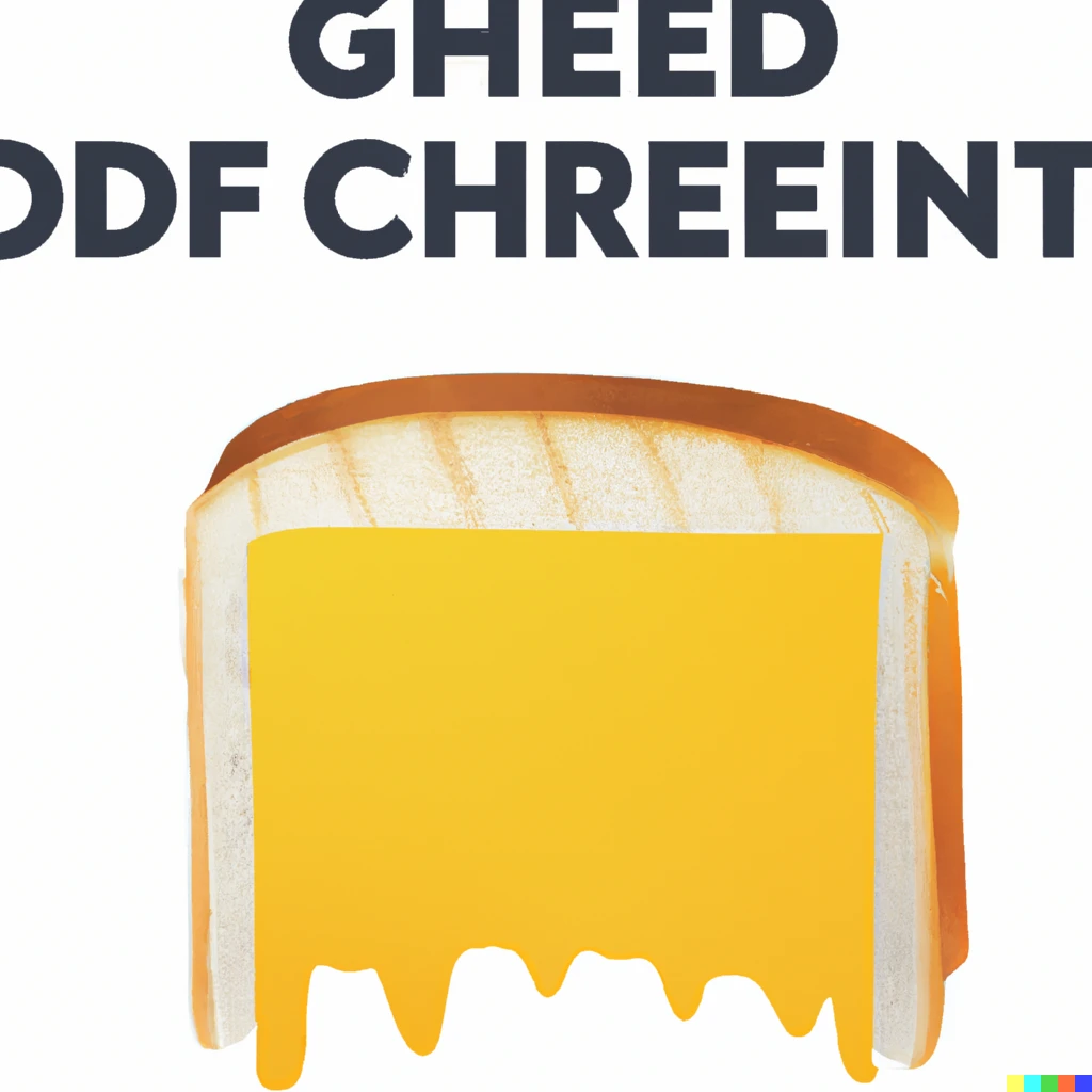 Prompt: A website designed by a grilled cheese sandwich