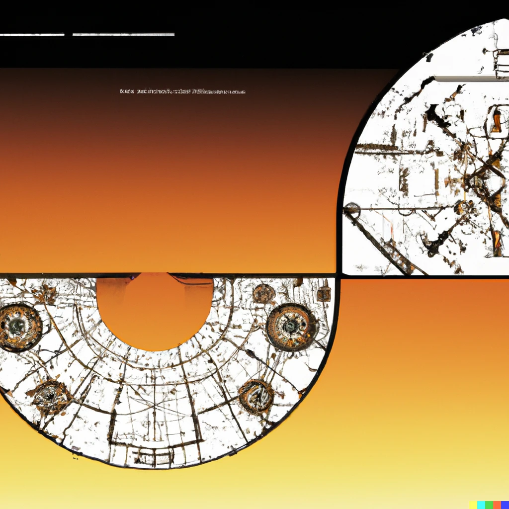 Prompt: The Mandelbrot set designed by Syd Mead