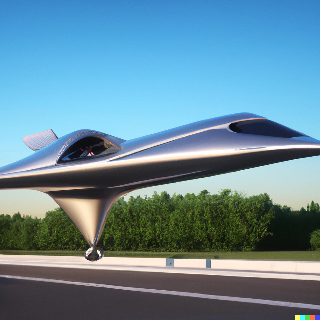 Prompt: Futuristic version of supersonic Air Force One, made by Lamborghini