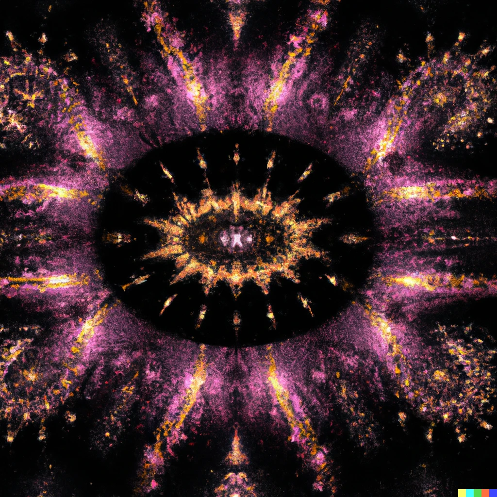 Prompt: Beautiful Mandelbrot set fireworks display