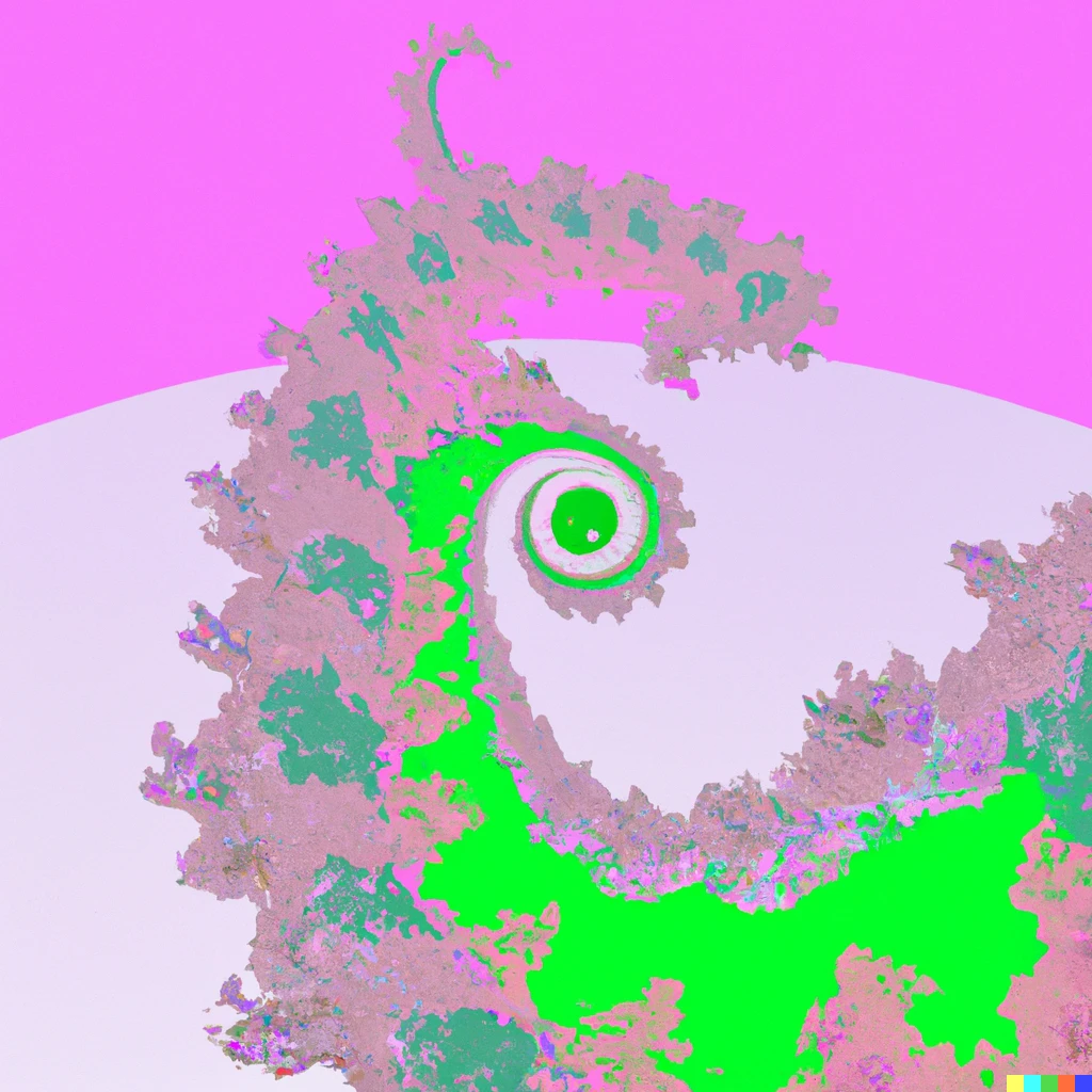 Prompt: A funny meme made by the Mandelbrot set