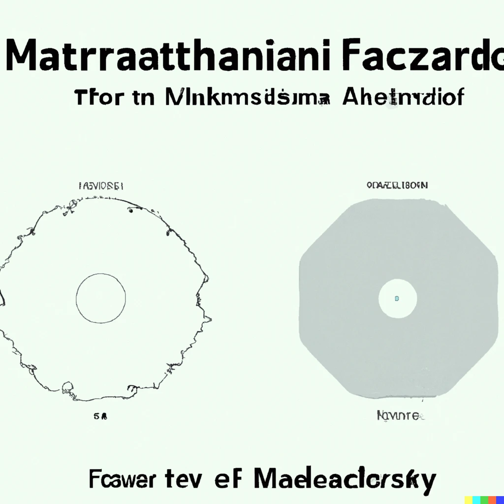 Prompt: The Mandelbrot set size comparison, infographic