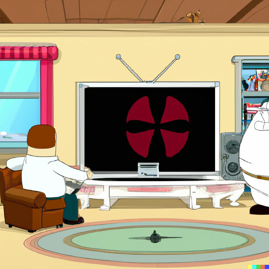 Prompt: A still of the Mandelbrot set in the TV show Family Guy