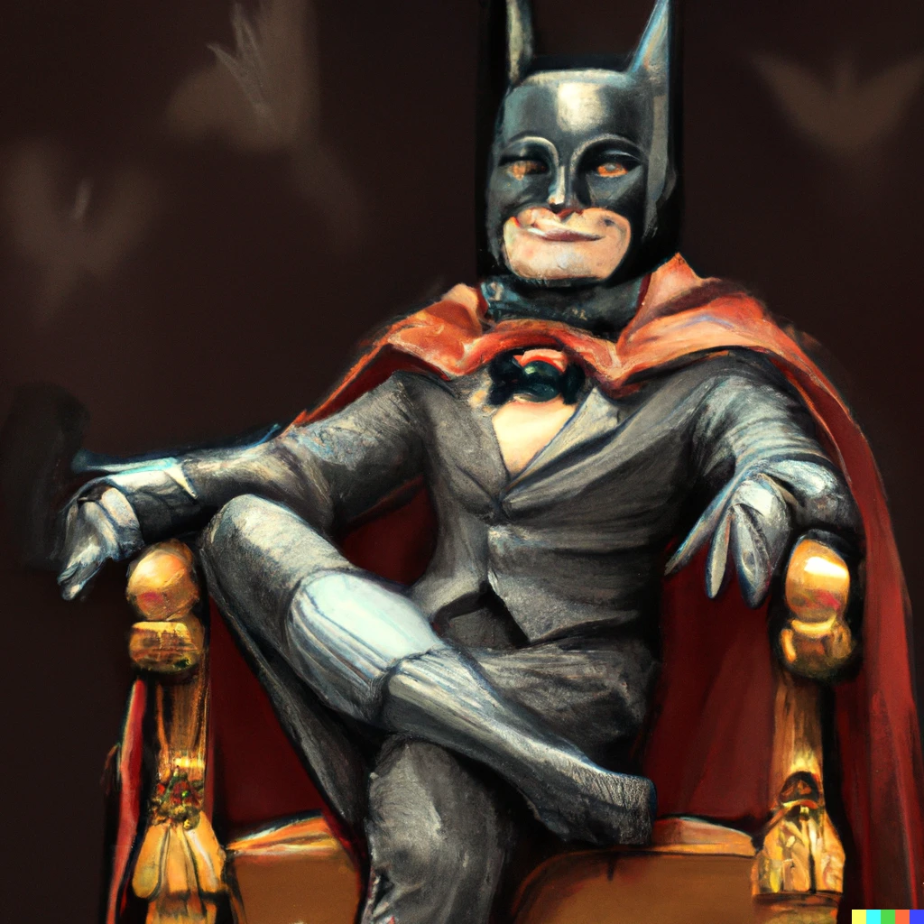 Prompt: vaudeville batman, detailed, digital art

