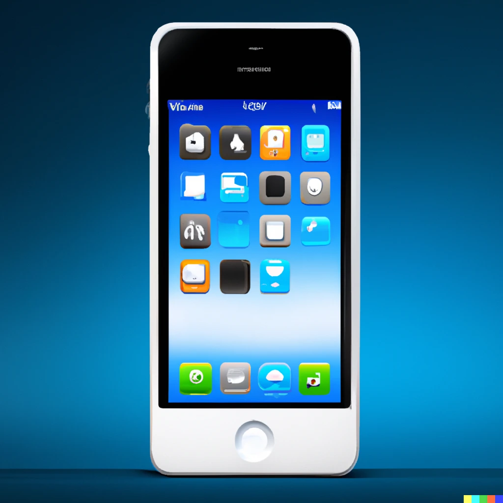 Prompt: iPhone designed by Microsoft