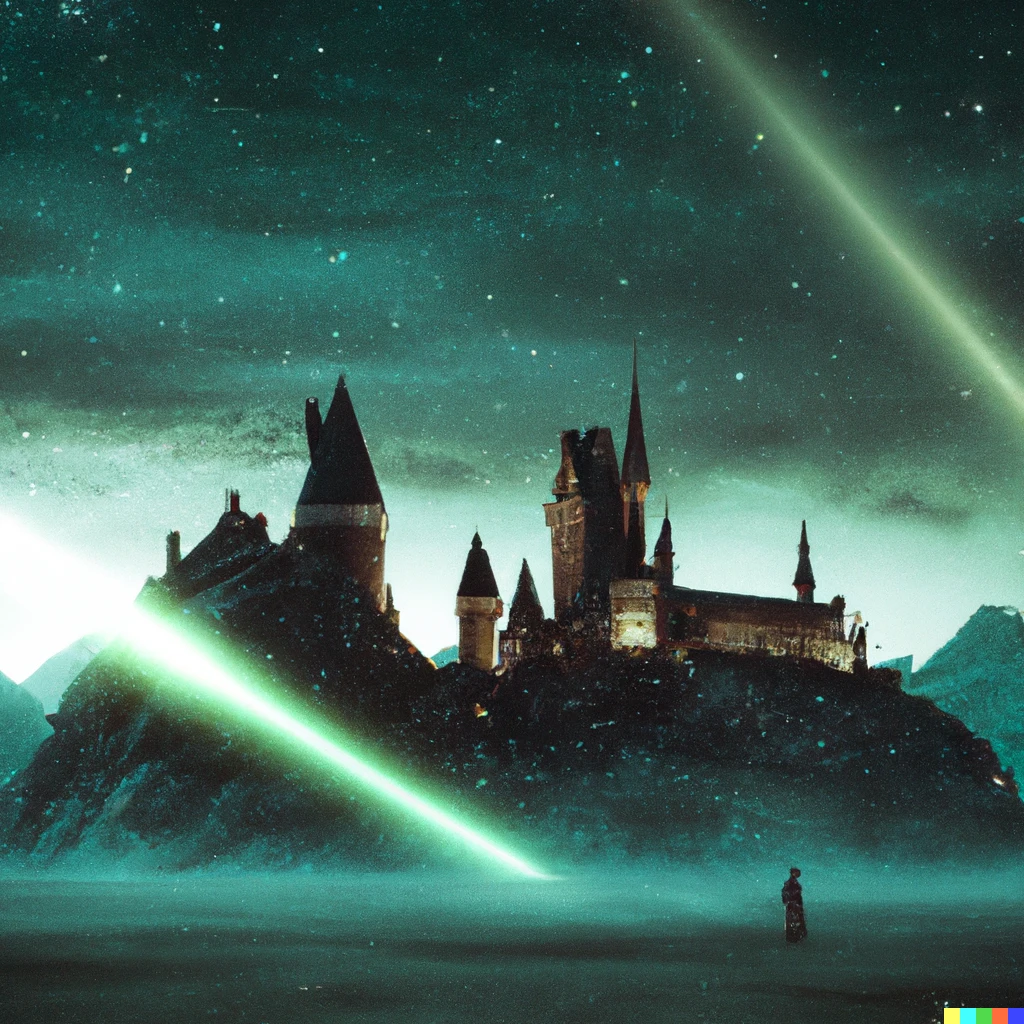 Prompt: Hogwarts for Jedi