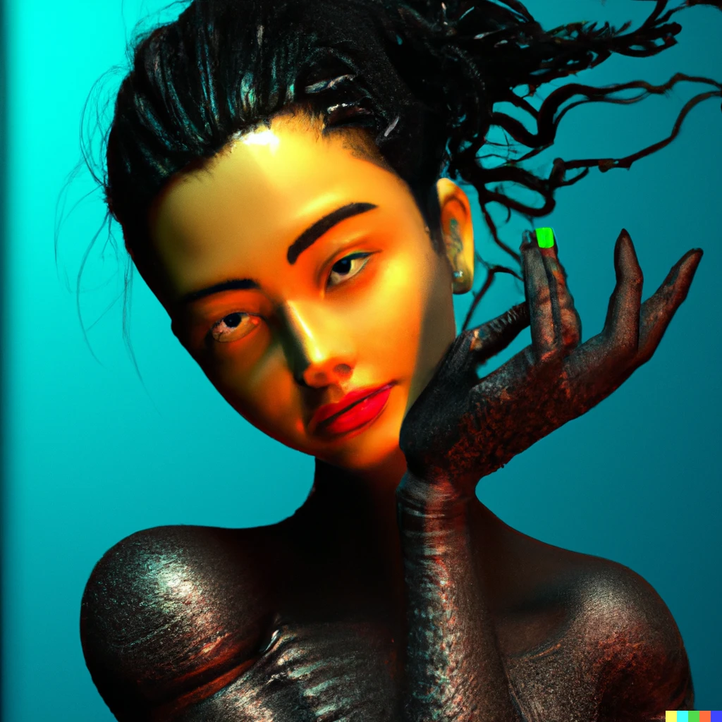 Prompt: Science meets art
You are the first scientist to have an artificial intelligence art generator. You can create masterpieces in minutes. 3D rendering, digital art, Unreal Engine 3D shading shadow depth
