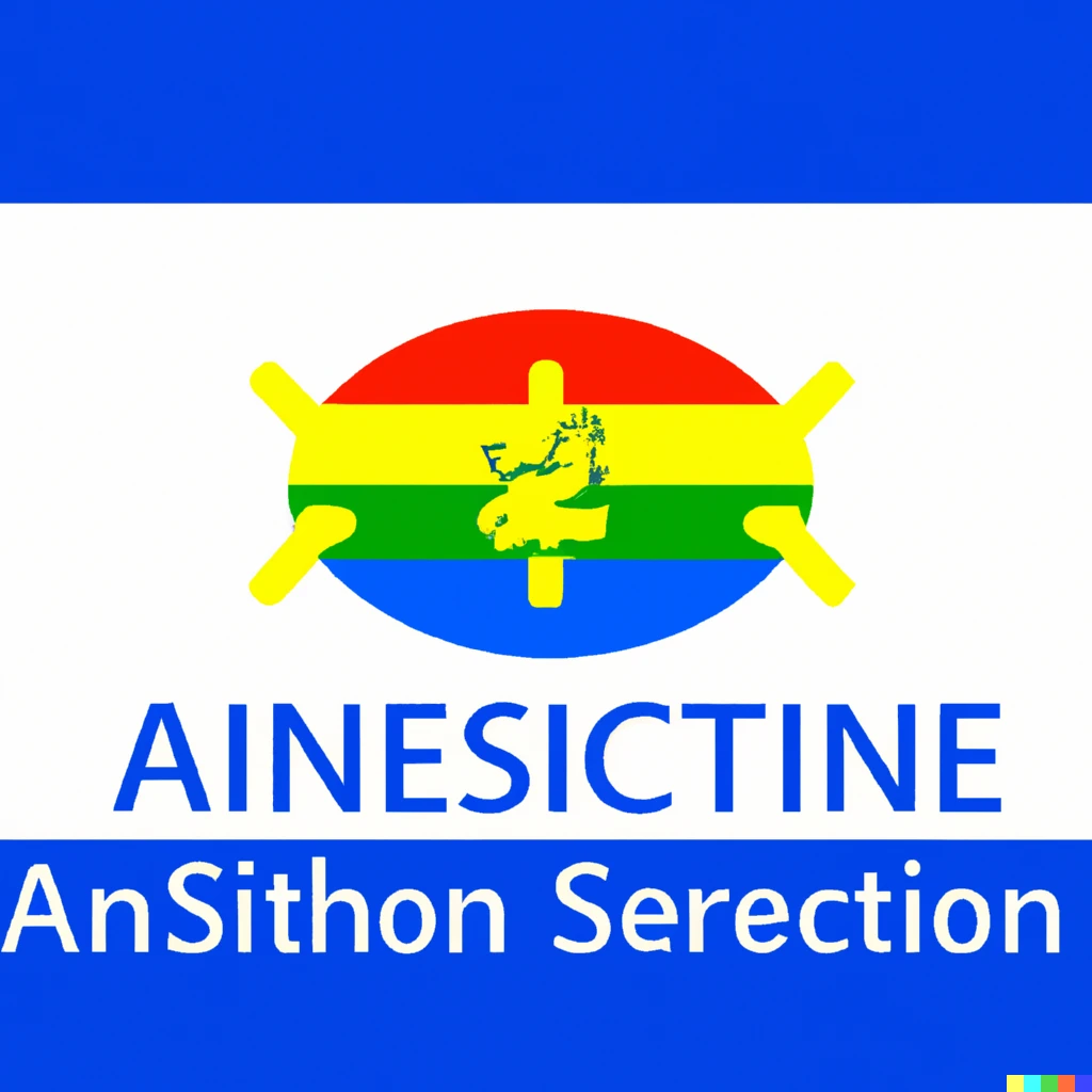 Prompt: The flag of an autistic micronation in England.