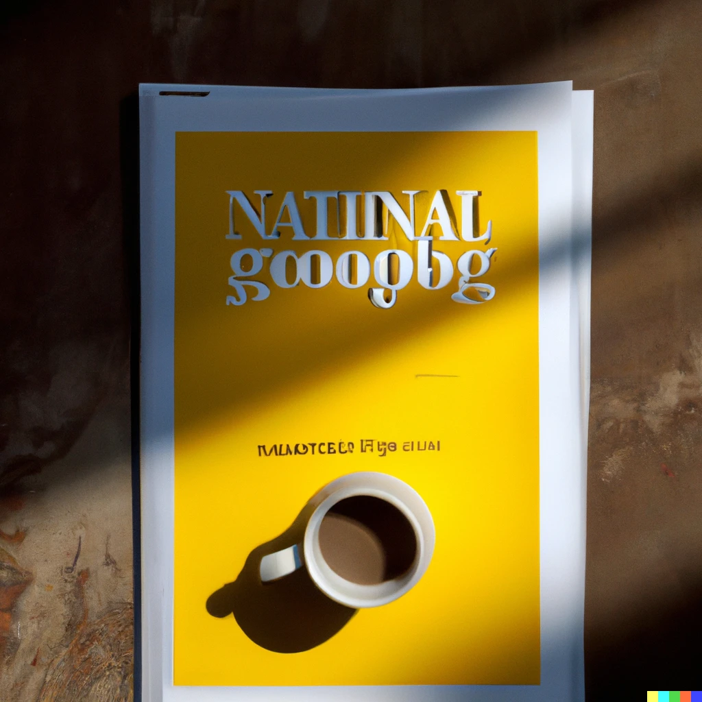 Prompt: Good morning, in a cover of the "National Geographic" magazine.