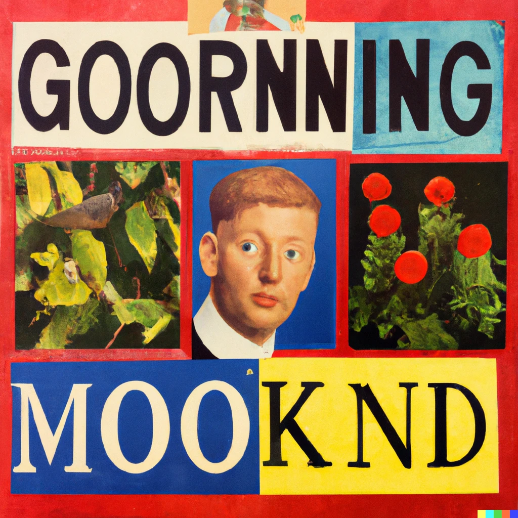 Prompt: Good morning, a collage by Peter Blake