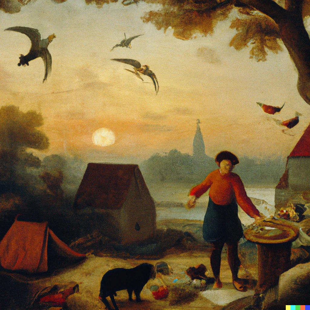 Prompt: Good morning, by Brueghel