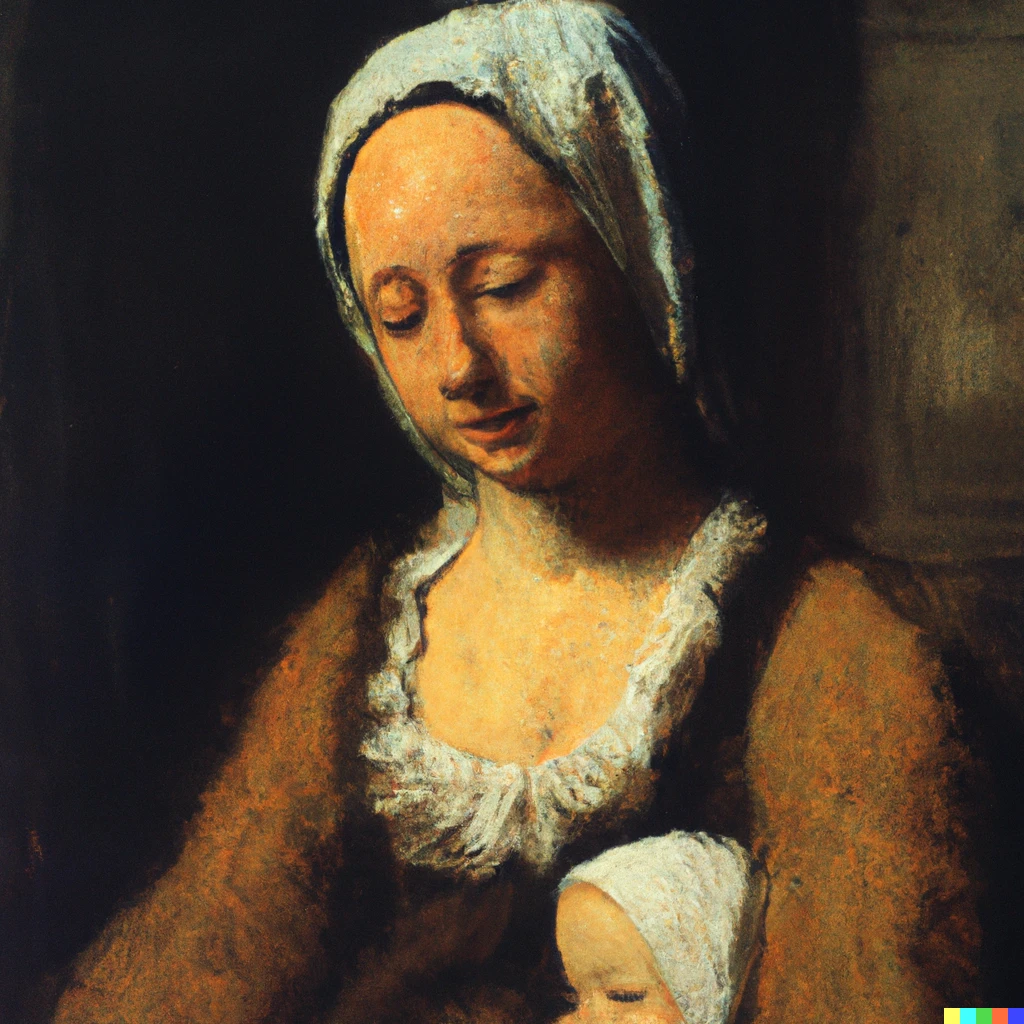 Prompt:  Mother, by Vermeer