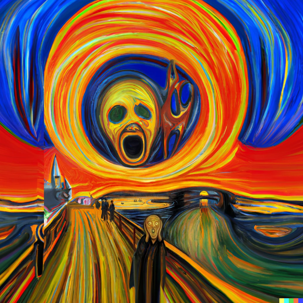Prompt: The scream by munch 