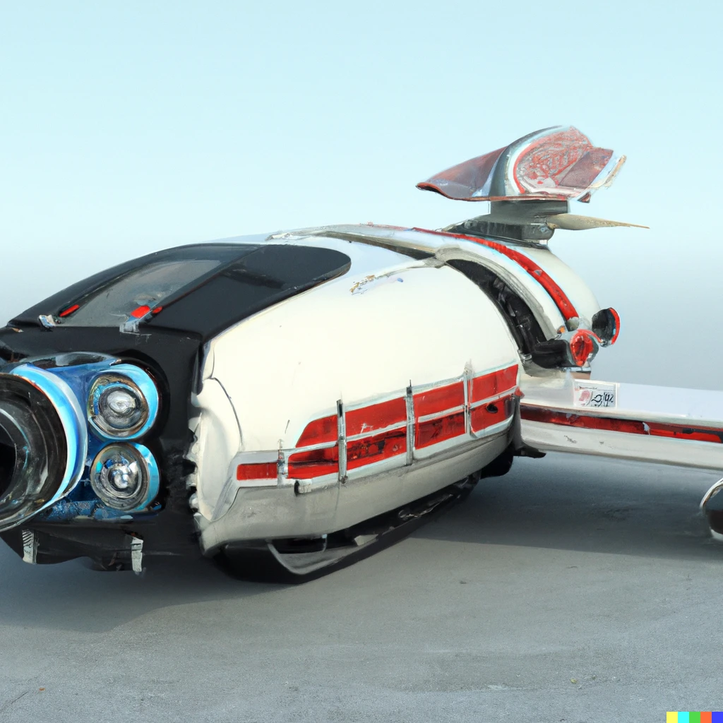Prompt: The ultimate aerodynamic aviation vehicle, concept art