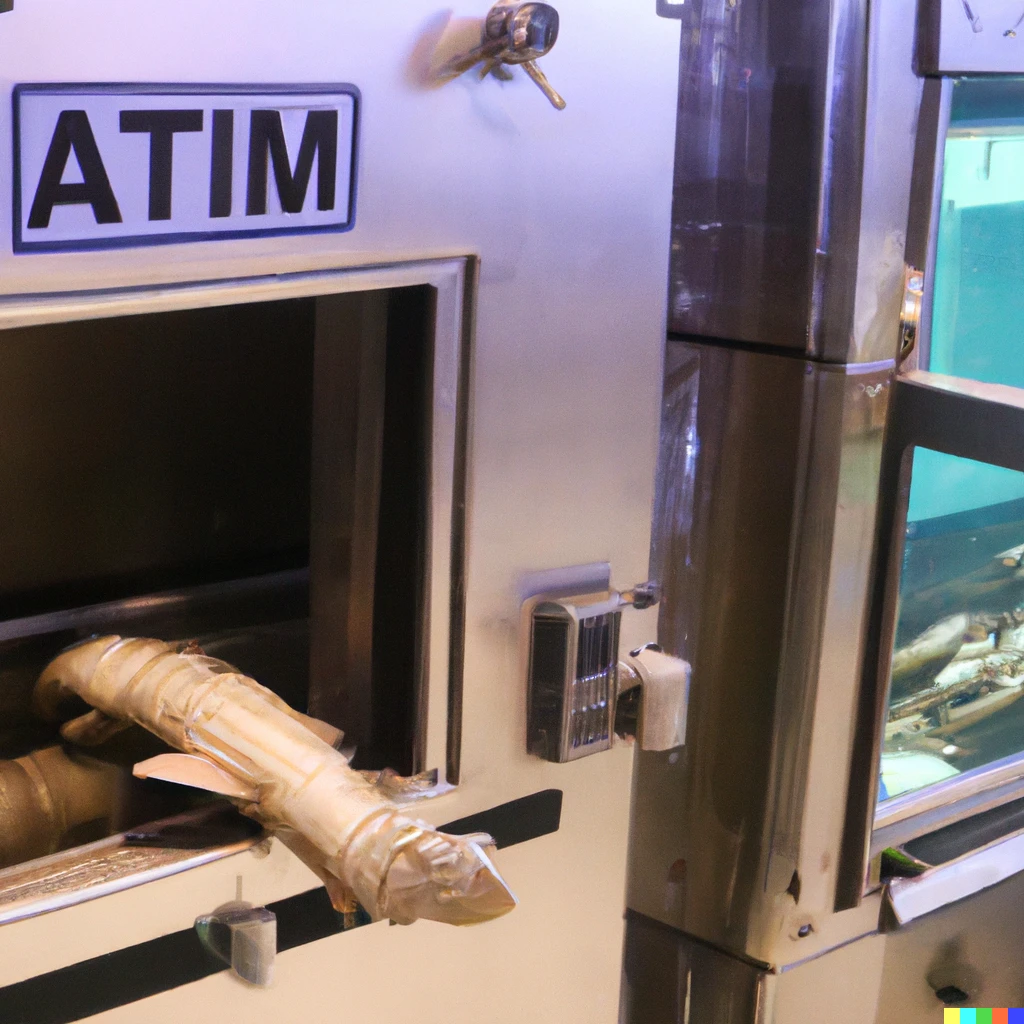 Prompt: ATM: Automatic Tilapia Machine